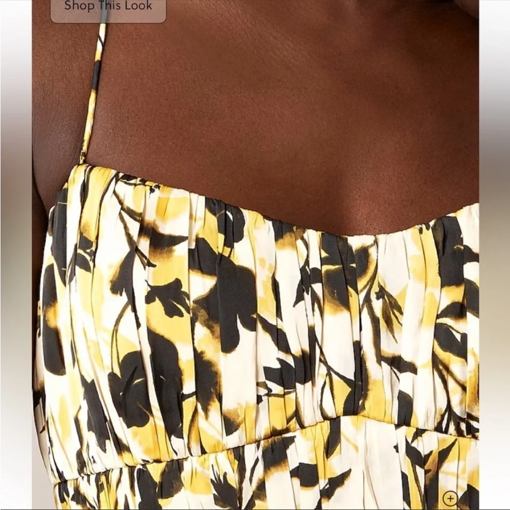 J.Crew Collection ruched maxi dress in luster georgette, size 2 - Picture 4 of 7